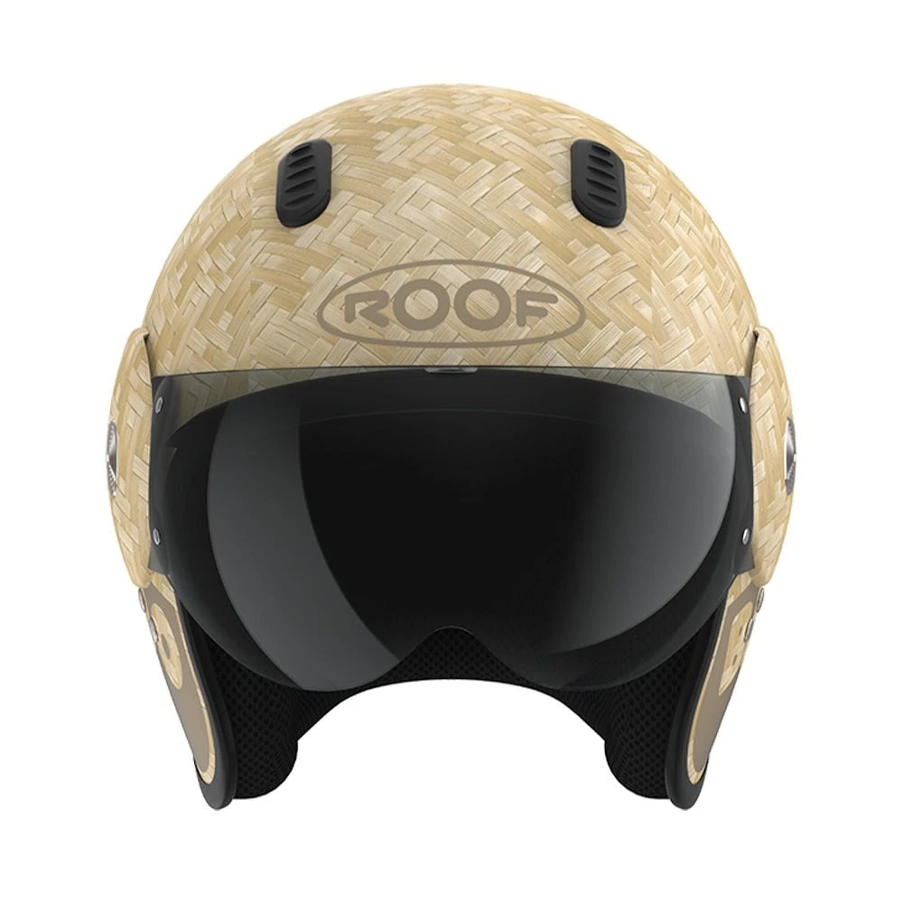 ROOF Bamboo Pure Mat Sand Jet Helm 4 ROOF Bamboo Pure Mat Sand Jet Helm - Afbeelding 4