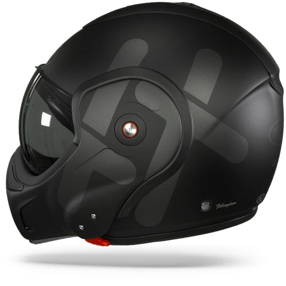 ROOF BoXXer Twin Mat Zwart Graphite Systeemhelm 5 ROOF BoXXer Twin Mat Zwart Graphite Systeemhelm - Afbeelding 5