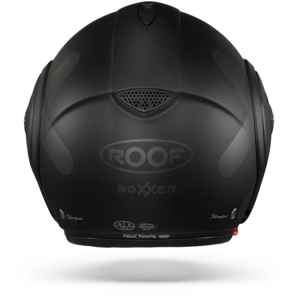 ROOF BoXXer Twin Mat Zwart Graphite Systeemhelm 2 ROOF BoXXer Twin Mat Zwart Graphite Systeemhelm - Afbeelding 2