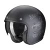 Scorpion Belfast Evo Pique Mat Zwart-Silver Jethelm
