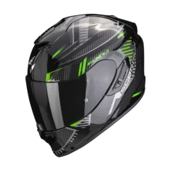 Scorpion Exo-1400 Evo Air Shell Zwart-Groen Integraalhelm