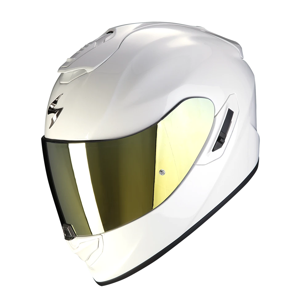 Scorpion Exo-1400 Evo Air Solid Parel Wit Integraalhelm 1 Scorpion Exo-1400 Evo Air Solid Parel Wit Integraalhelm