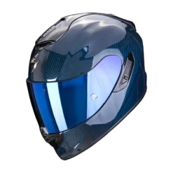 Scorpion Exo-1400 Evo Carbon Air Solid Blauw Integraalhelm