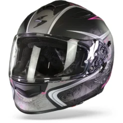 Scorpion EXO-491 Run Mat Zwart Roze Integraalhelm 9 Scorpion EXO-491 Run Mat Zwart Roze Integraalhelm -Scorpion Winkel scorpion exo 491 run matt black pink frontpage