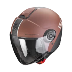 Scorpion Exo-City II Carbo Donker Bruin-Zwart Jethelm 5 Scorpion Exo-City II Carbo Donker Bruin-Zwart Jethelm -Scorpion Winkel scorpion exo city ii carbo dark brown black