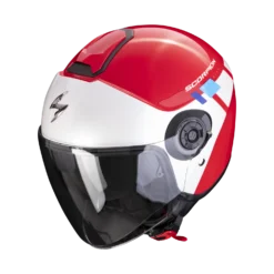 Scorpion Exo-City II Mall Rood-Wit-Blauw Jethelm -Scorpion Winkel scorpion exo city ii mall red white blue