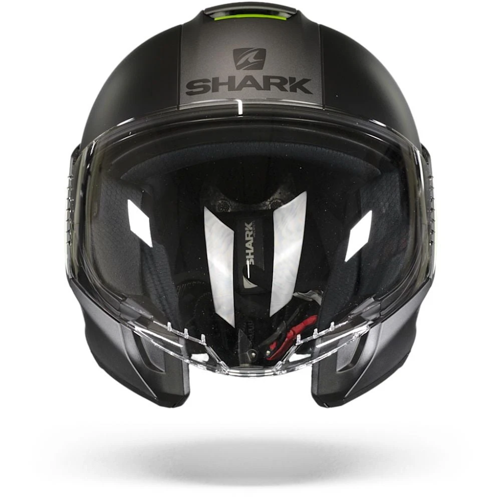 Shark Citycruiser Karonn Mat Antraciet Geel Zwart AYK Jethelm 6 Shark Citycruiser Karonn Mat Antraciet Geel Zwart AYK Jethelm - Afbeelding 6