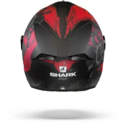 Shark D-Skwal 2 Atraxx Mat Zwart Rood Antraciet KRA Integraalhelm