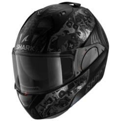 Shark Evo ES K-Rozen Mat Zwart Antraciet Antraciet KAA Systeemhelm -Scorpion Winkel shark evo es k rozen mat black anthracite anthracite kaa 1