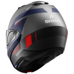 Shark Evo ES Kryd Mat Antraciet Blauw Rood ABR Systeemhelm 5 Shark Evo ES Kryd Mat Antraciet Blauw Rood ABR Systeemhelm -Scorpion Winkel shark evo es kryd mat anthracite blue red abr 2