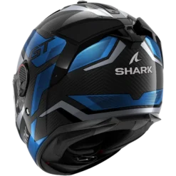 Shark Spartan GT Pro Ritmo Carbon Carbon Blauw Chrom DBU Integraalhelm