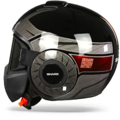 Shark Street Drak Tribute Rm Zwart Chrom Rood KUR Jethelm 10 Shark Street Drak Tribute Rm Zwart Chrom Rood KUR Jethelm -Scorpion Winkel shark street drak tribute rm black chrome red kur.11