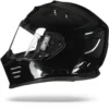 Simpson Venom Solid Zwart Metal Integraalhelm