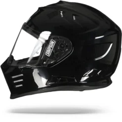 Simpson Venom Solid Zwart Metal Integraalhelm