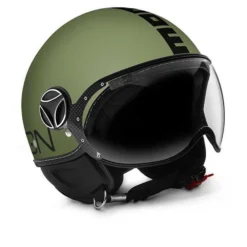 Momodesign Fgtr Classic Momo E2205 Matt Militair Groen Zwart Jethelm -Scorpion Winkel thumbnail 3 14
