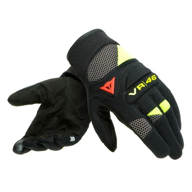 Dainese VR46 Curb Kort Zwart Anthraciet Fluo Geel 1 Dainese VR46 Curb Kort Zwart Anthraciet Fluo Geel